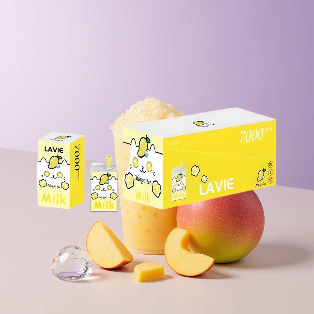 LAVIE Leche 7000 Bocanadas Mango Hielo 16ML Chile Por Mayor