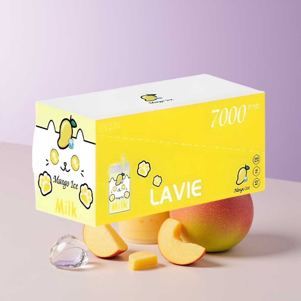 LAVIE Leche 7000 Bocanadas Mango Hielo 16ML Chile Por Mayor