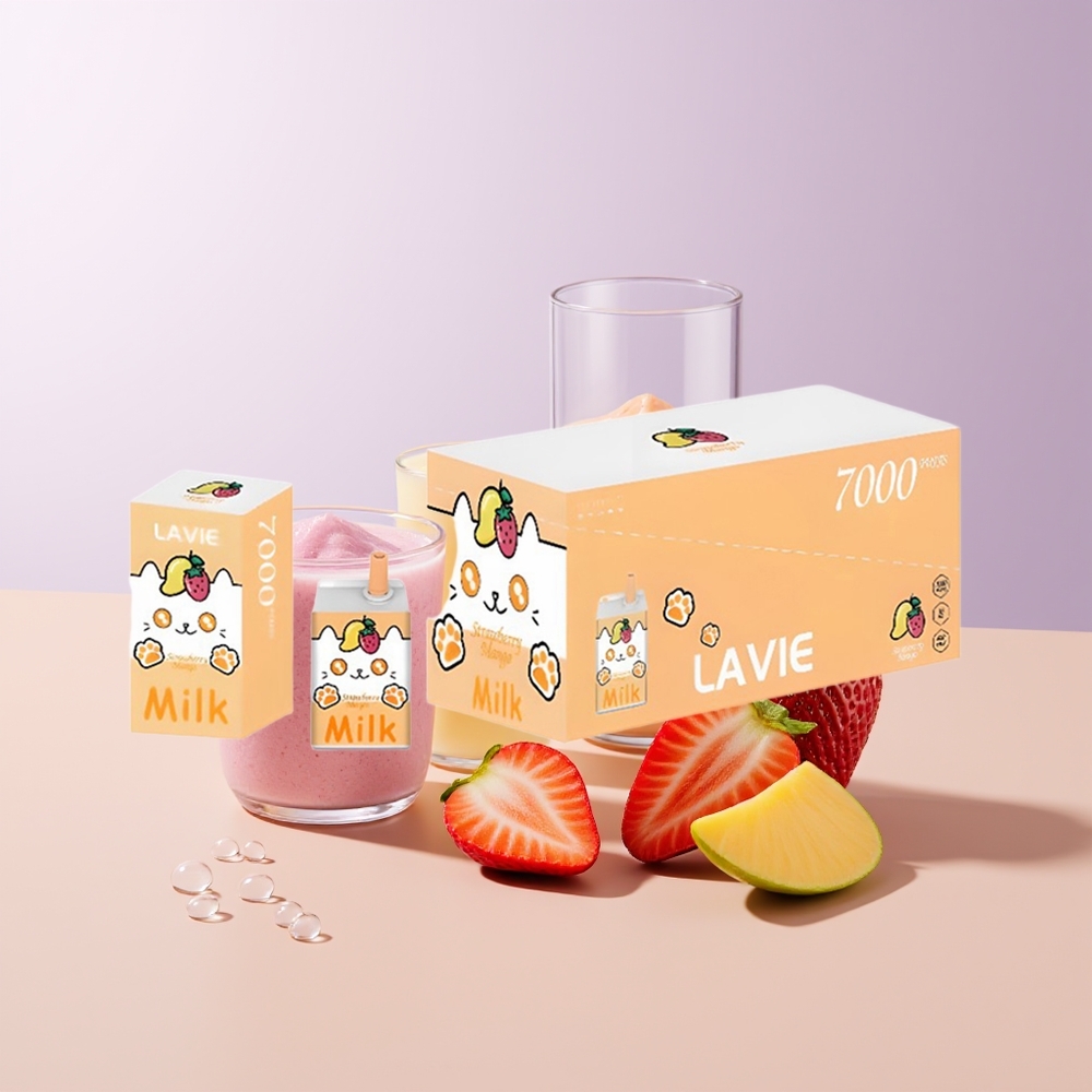 LAVIE Milk 7000 Puffs Fresa Mango 16ML Chile Por Mayor