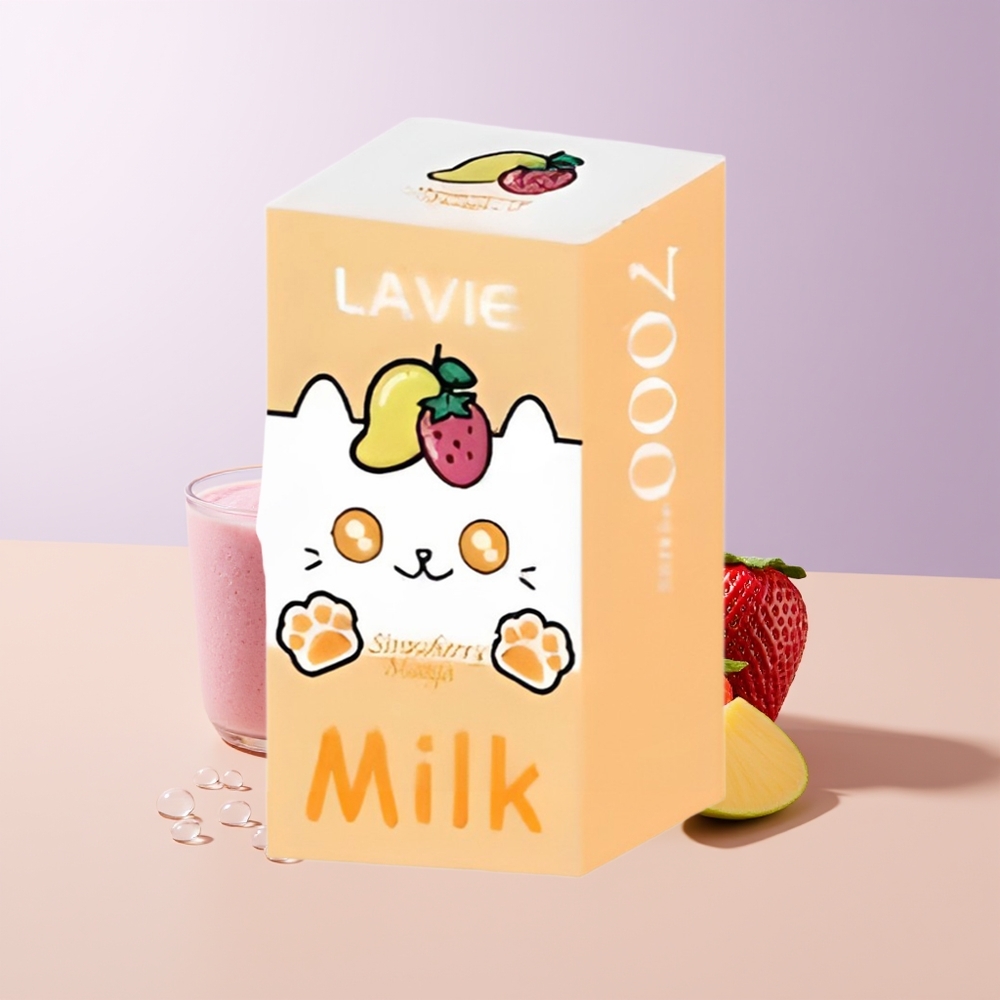 LAVIE Milk 7000 Puffs Fresa Mango 16ML Chile Por Mayor