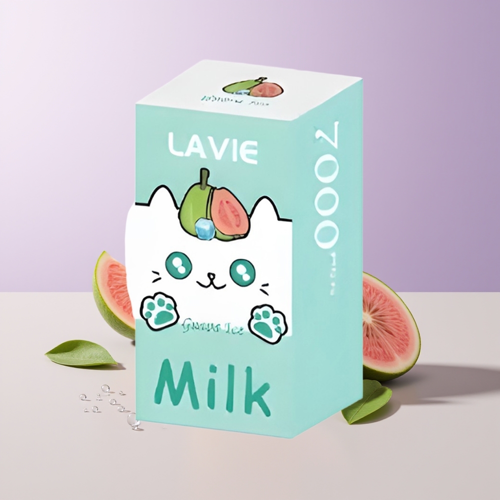 LAVIE Milk 7000 Puffs Guava Hielo 16ML Chile Por Mayor