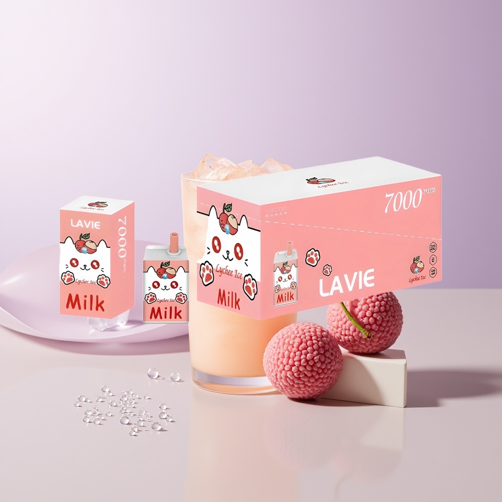 LAVIE Milk 7000 Puffs Lichi Hielo 16ML Chile Por Mayor