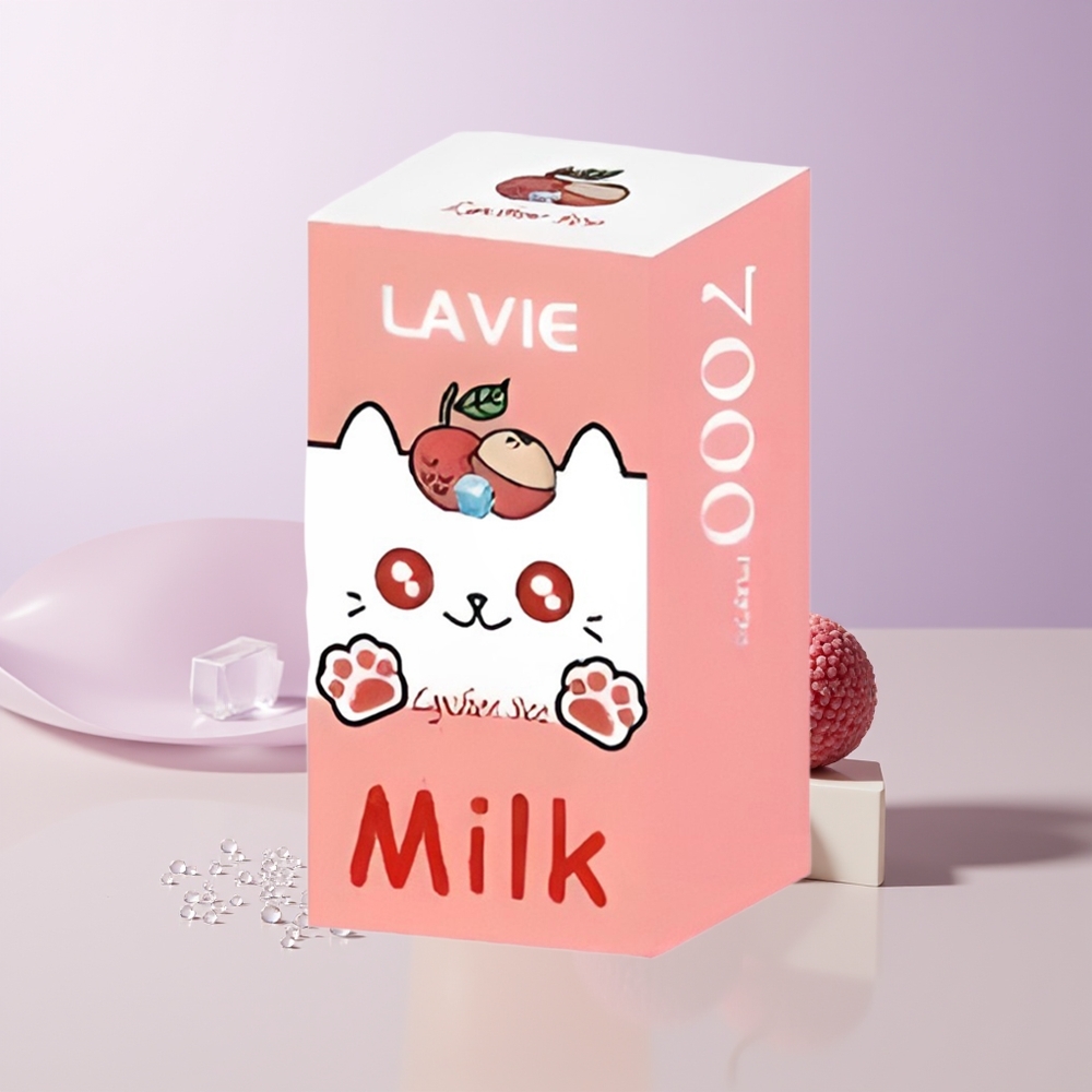 LAVIE Milk 7000 Puffs Lichi Hielo 16ML Chile Por Mayor