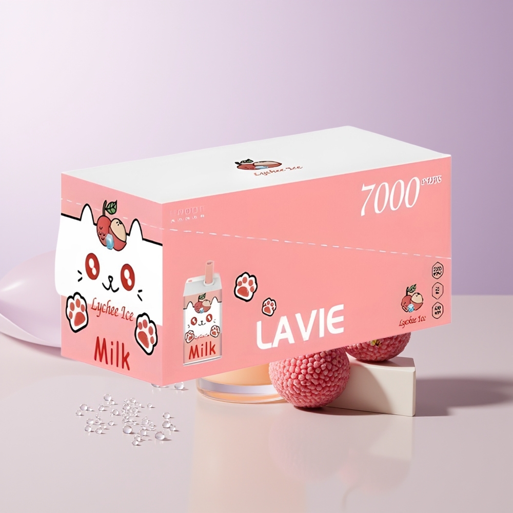 LAVIE Milk 7000 Puffs Lichi Hielo 16ML Chile Por Mayor