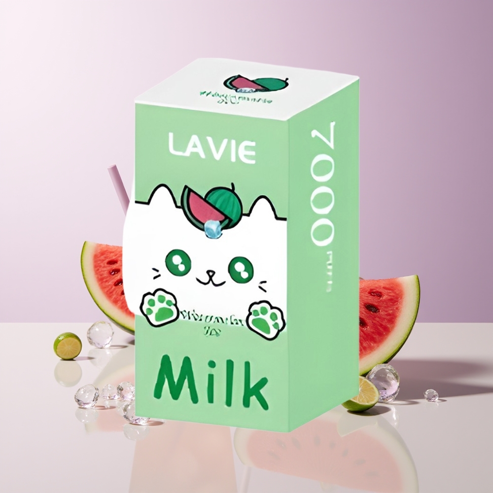 LAVIE Milk 7000 Puffs Vape Sandía Hielo 16ML Chile Por Mayor