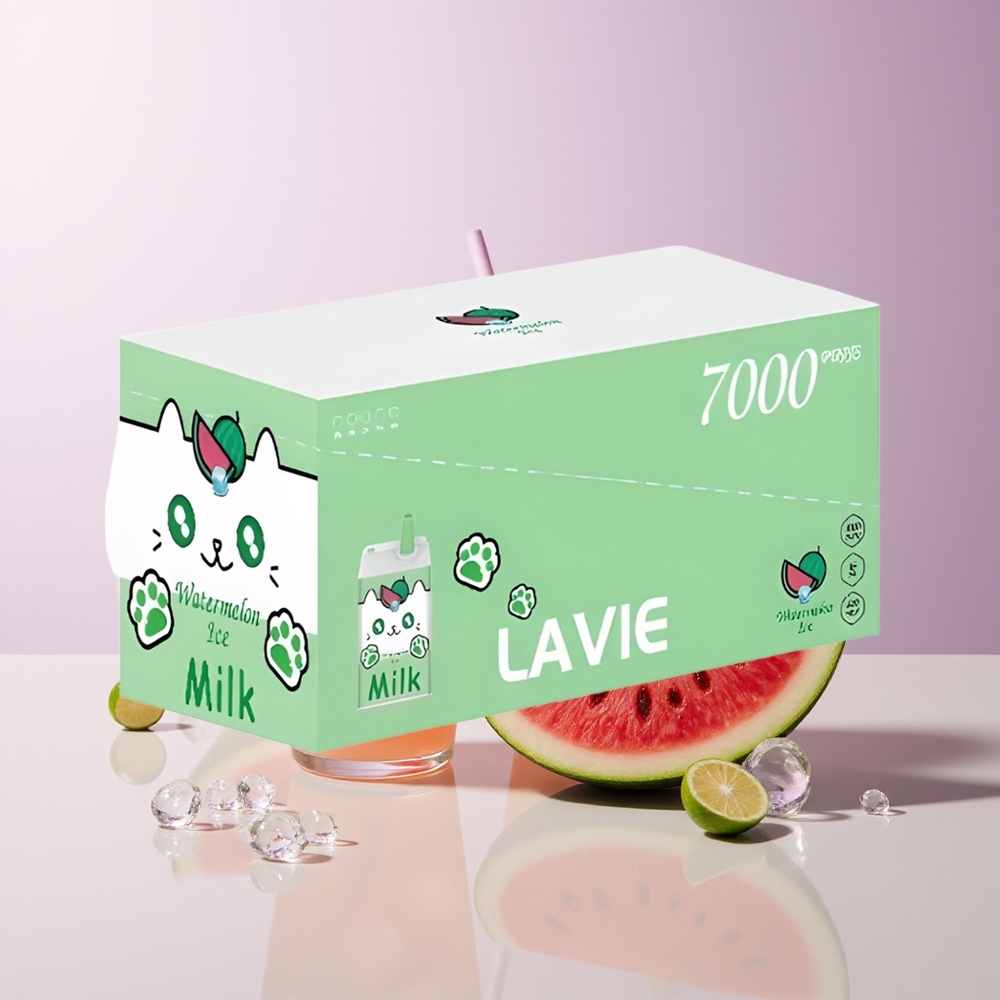LAVIE Milk 7000 Puffs Vape Sandía Hielo 16ML Chile Por Mayor