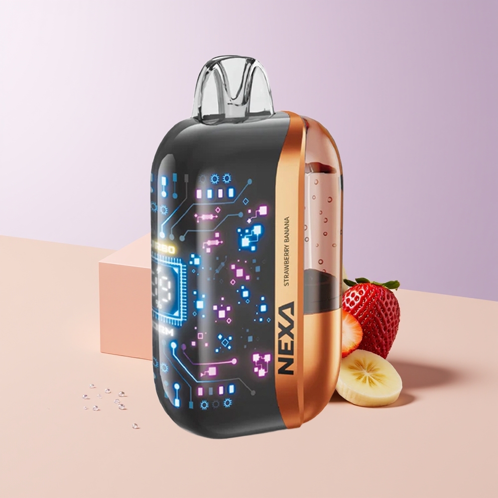 NEXA Ultra 50000 Puffs Fresa Plátano 20ml Chile Por Mayor