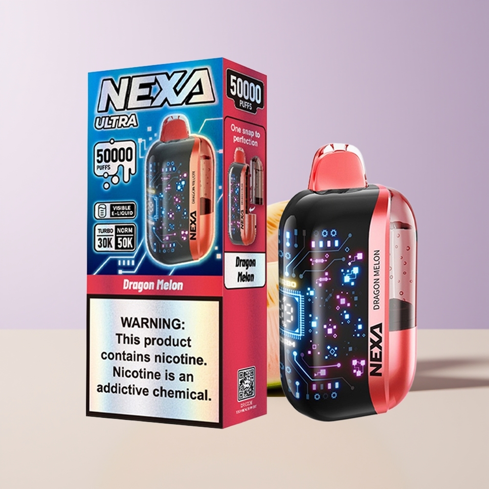 NEXA Ultra 50000 Puffs Melón del Dragón 20ml Chile Por Mayor