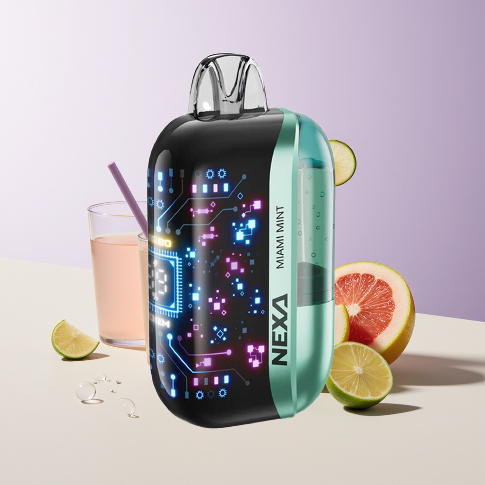 NEXA Ultra 50000 Puffs Menta de Miami Tipo-C Carga Chile Por Mayor