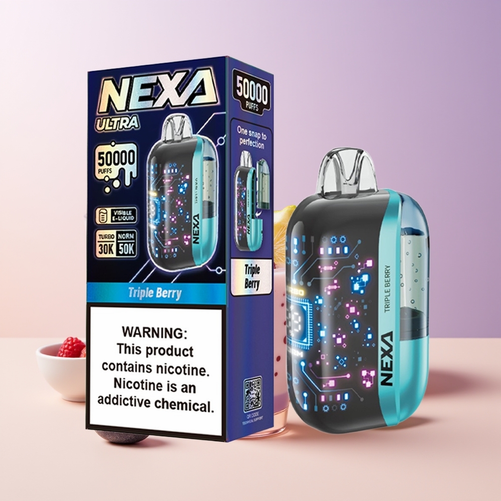 NEXA Ultra 50000 Puffs Triple Berry 20ml Chile Por Mayor