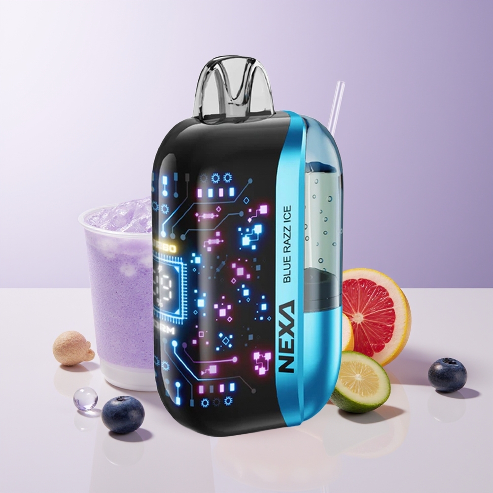NEXA Ultra 50000 Puffs Vape Desechable Blue Razz Ice 20ml Chile Por Mayor