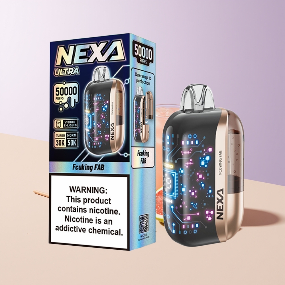 NEXA Ultra 50000 Puffs Vape Desechable Fcuking Fab Pantalla 3D Curva Chile Por Mayor