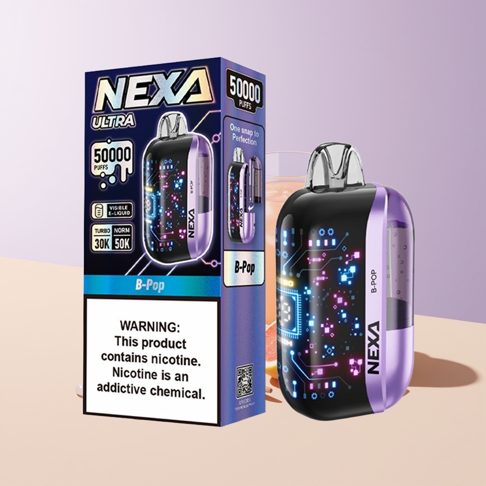 NEXA Ultra B-Pop 50000 Puffs 5% Nicotina Tipo-c Cargando Chile Por Mayor