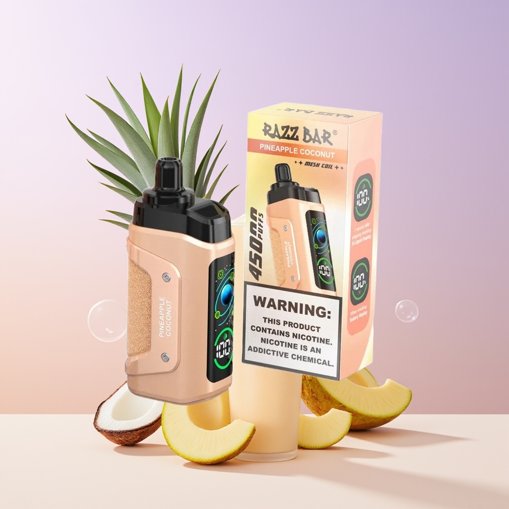 Razz Bar 45000 Bocados Piña Coco Tipo-C Recargable Chile Por Mayor