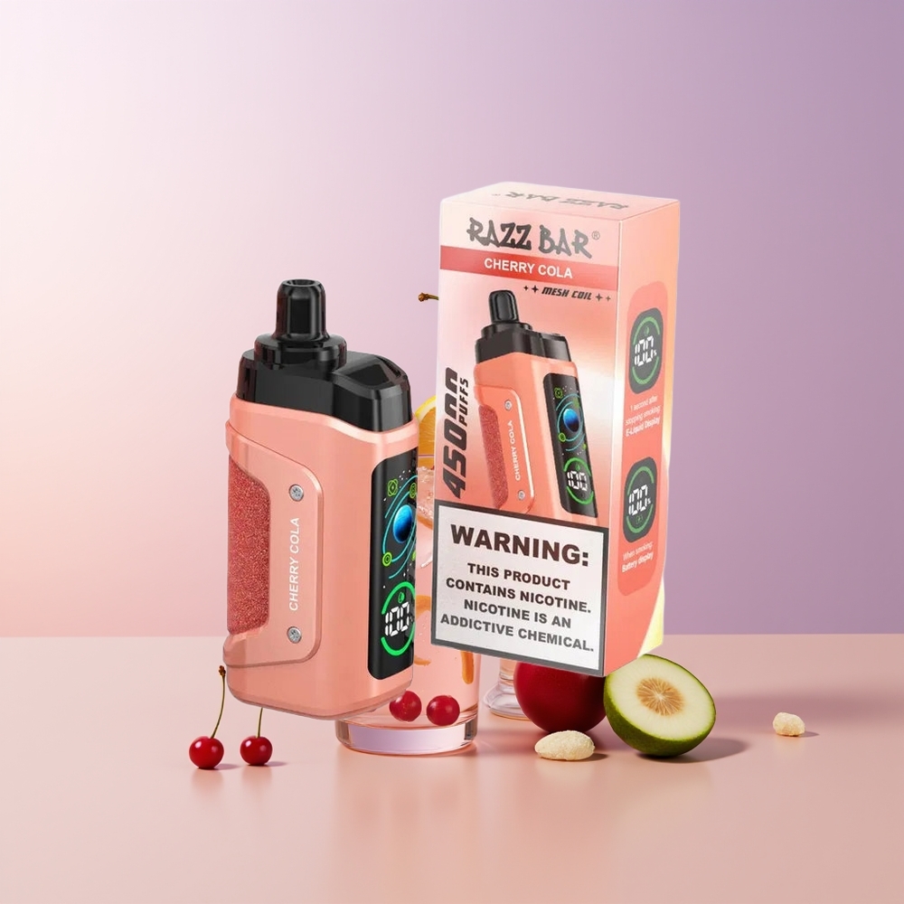 Razz Bar 45000 Bocados Vape Desechable Cereza Cola Chile Por Mayor