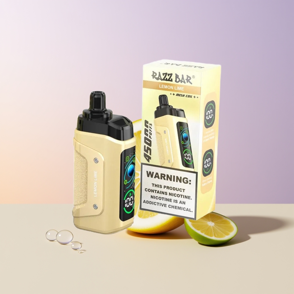 Razz Bar 45000 Bocados Vape Desechable Lima Limón 1.0 Ohm Chile Por Mayor