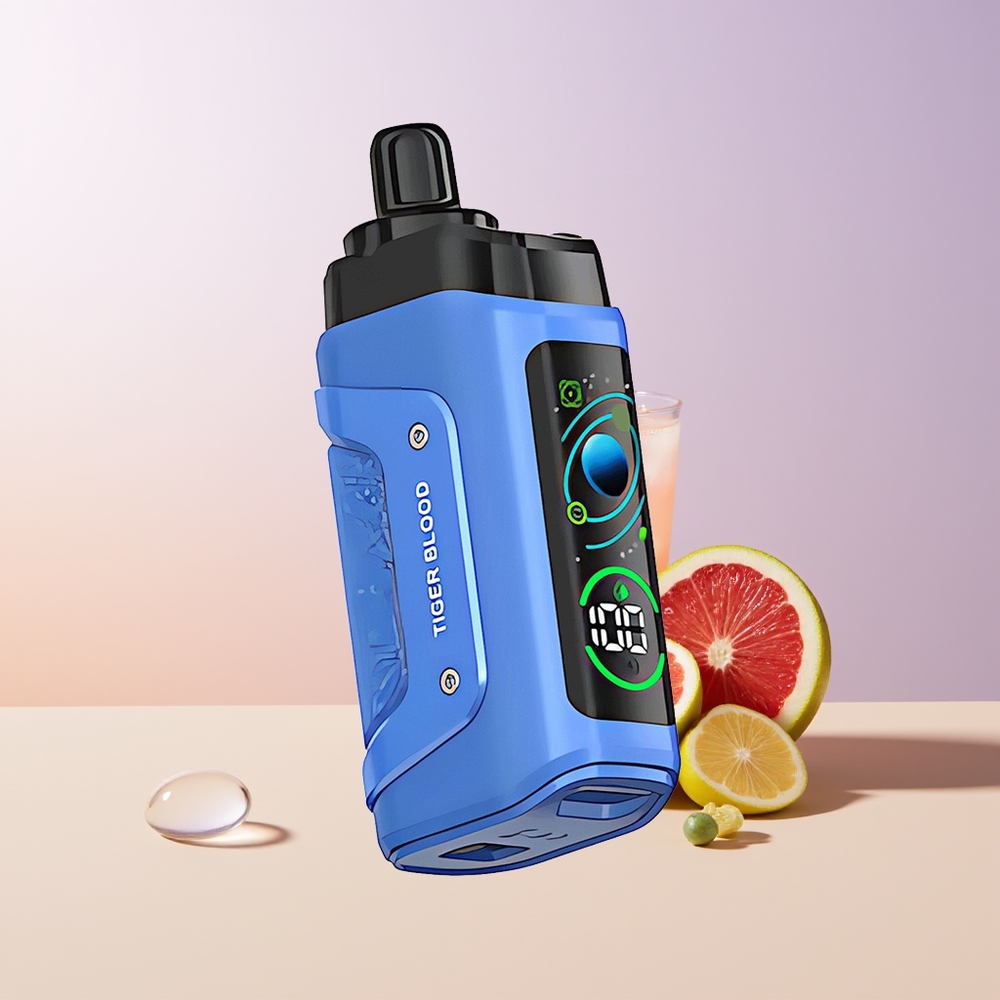 Razz Bar 45000 Bocanadas Vape Desechable Sangre de Tigre Tipo-C Recargable Chile Por Mayor