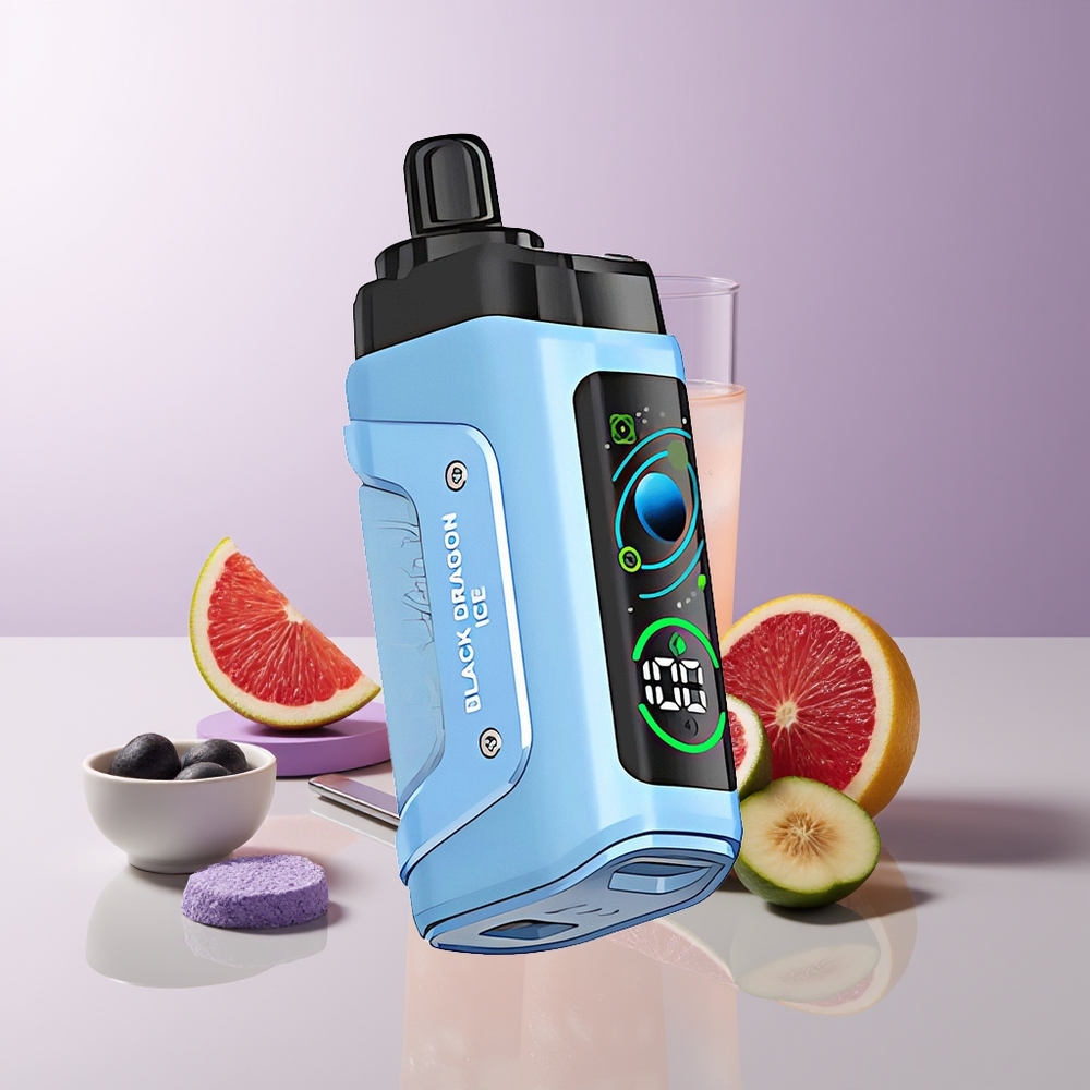 Razz Bar 45000 Puffs Dragón Negro Hielo Chile Por Mayor