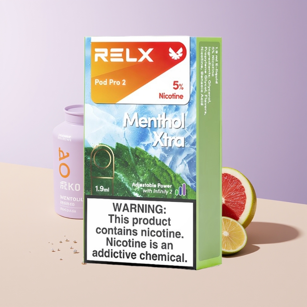 RELX Pod Pro 2 600 Bocanadas Mentolado Xtra Chile Por Mayor