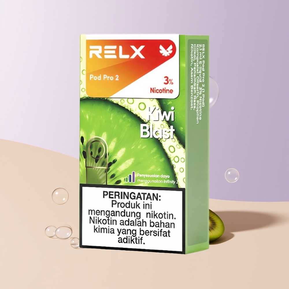 RELX Pod Pro 2 600 Chupadas Explosión Kiwi 3 Modos de Voltaje Chile Por Mayor