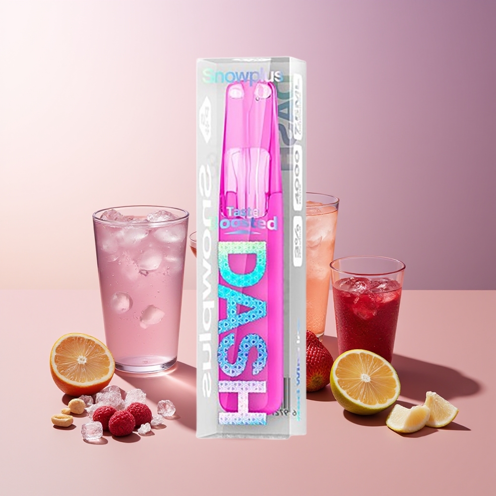 Snowplus Dash 4000 Puffs Vino Tinto Helado 5% Chile Por Mayor