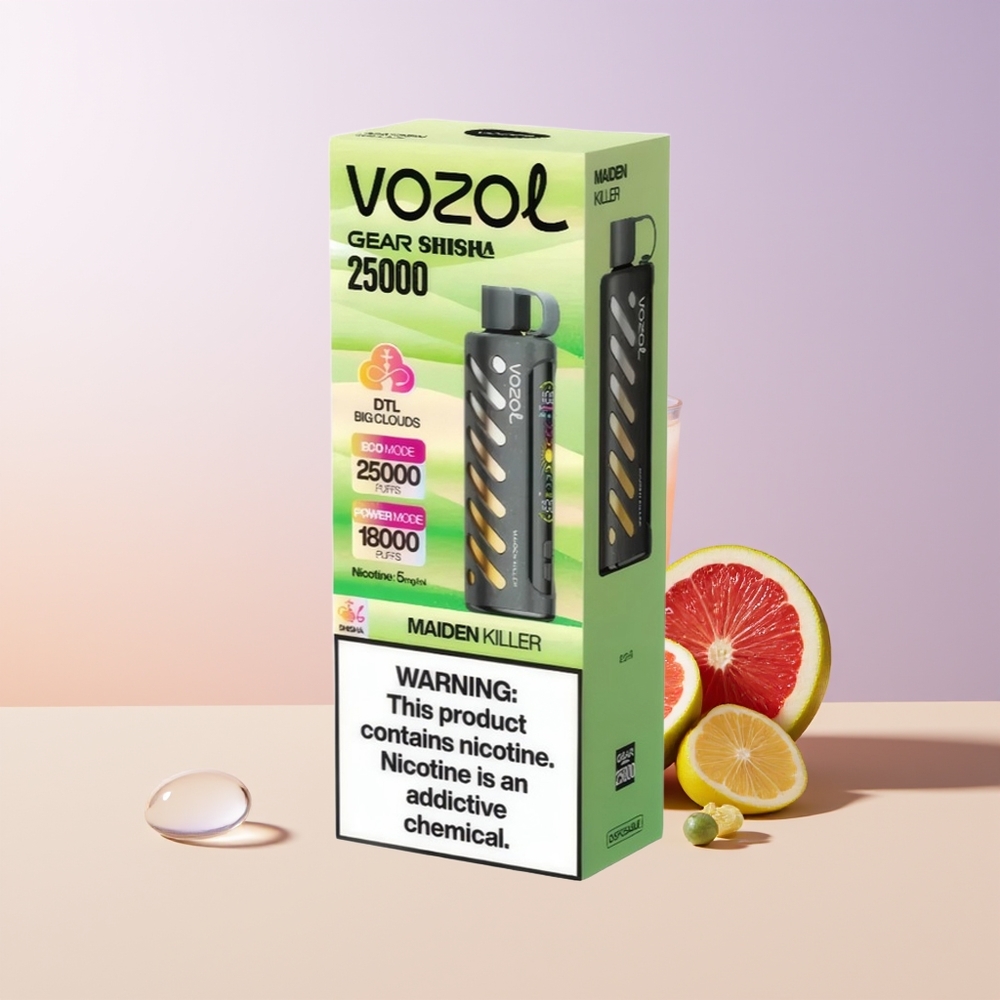 VOZOL Gear Shisha 25000 Puffs 30 Sabores Deliciosos Chile Por Mayor