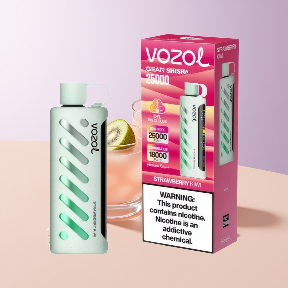 VOZOL Gear Shisha 25000 Puffs Fresa Kiwi S.i.L.C Tech Chile Por Mayor