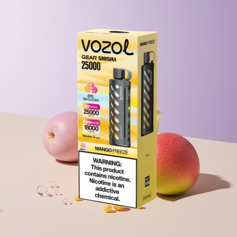 VOZOL Gear Shisha 25000 Puffs Mango Helado Chile Por Mayor