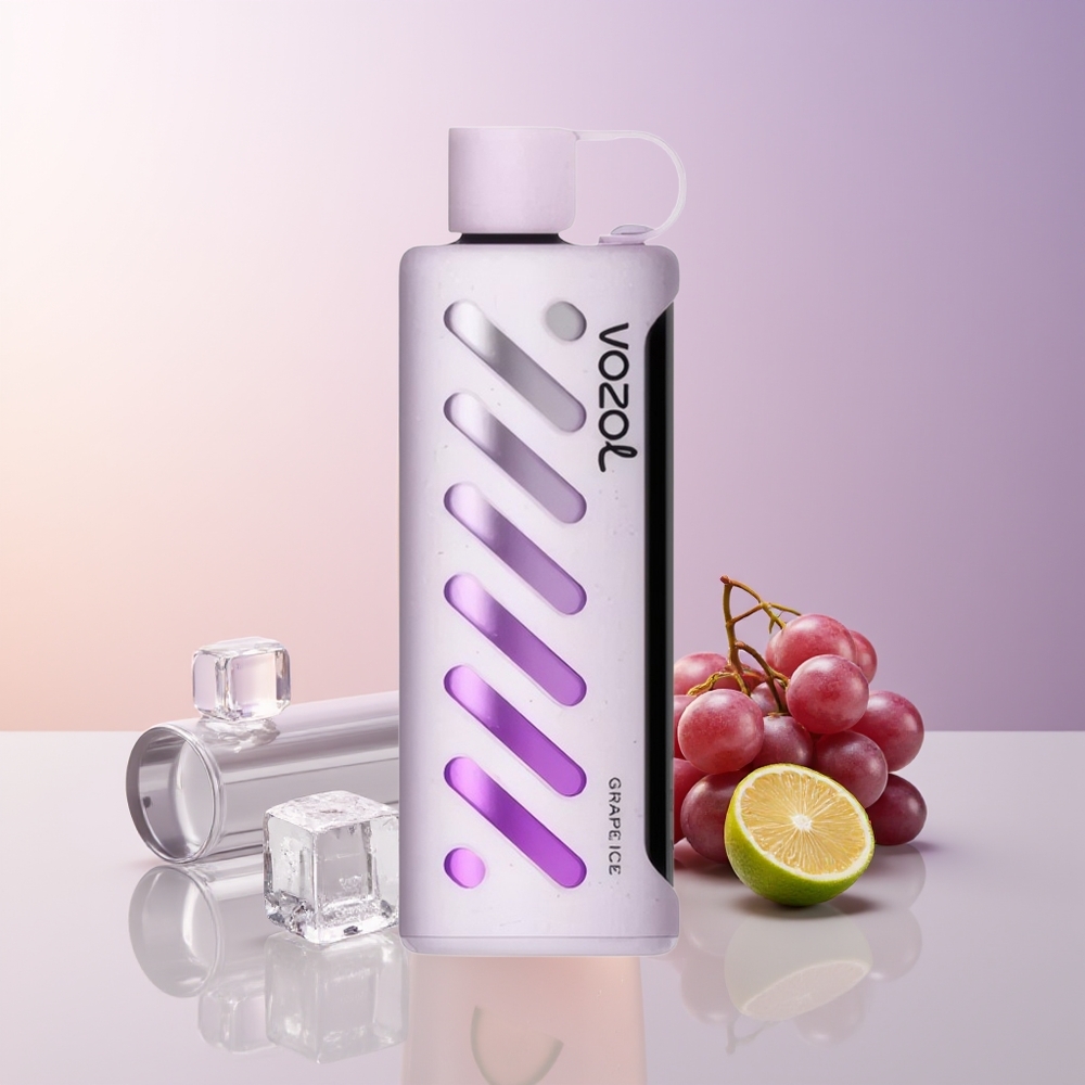 VOZOL Gear Shisha 25000 Puffs Vape Uva Helada Dual Mesh Chile Por Mayor