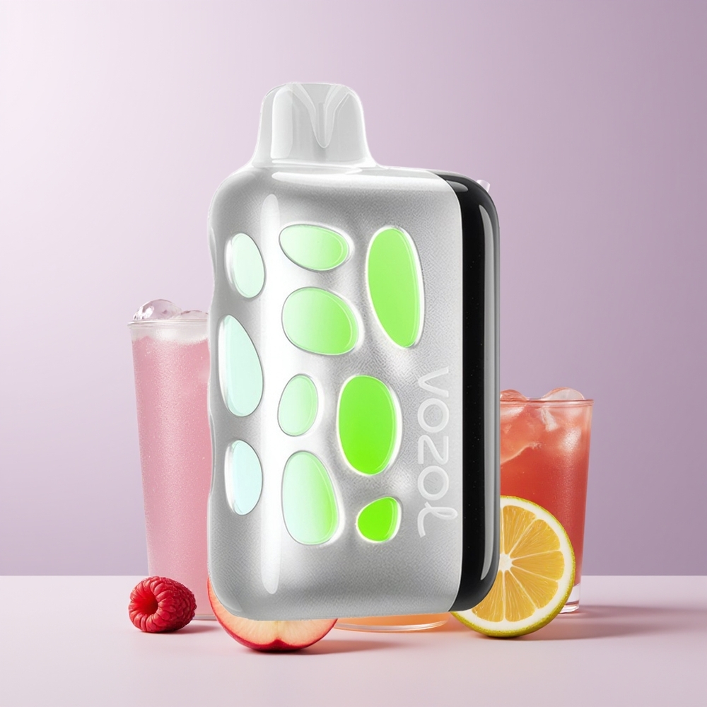 VOZOL RAVE 40000 Vape Desechable Melocotón Frambuesa Limonada 270 Grados Diseño Vibrante Chile Por Mayor